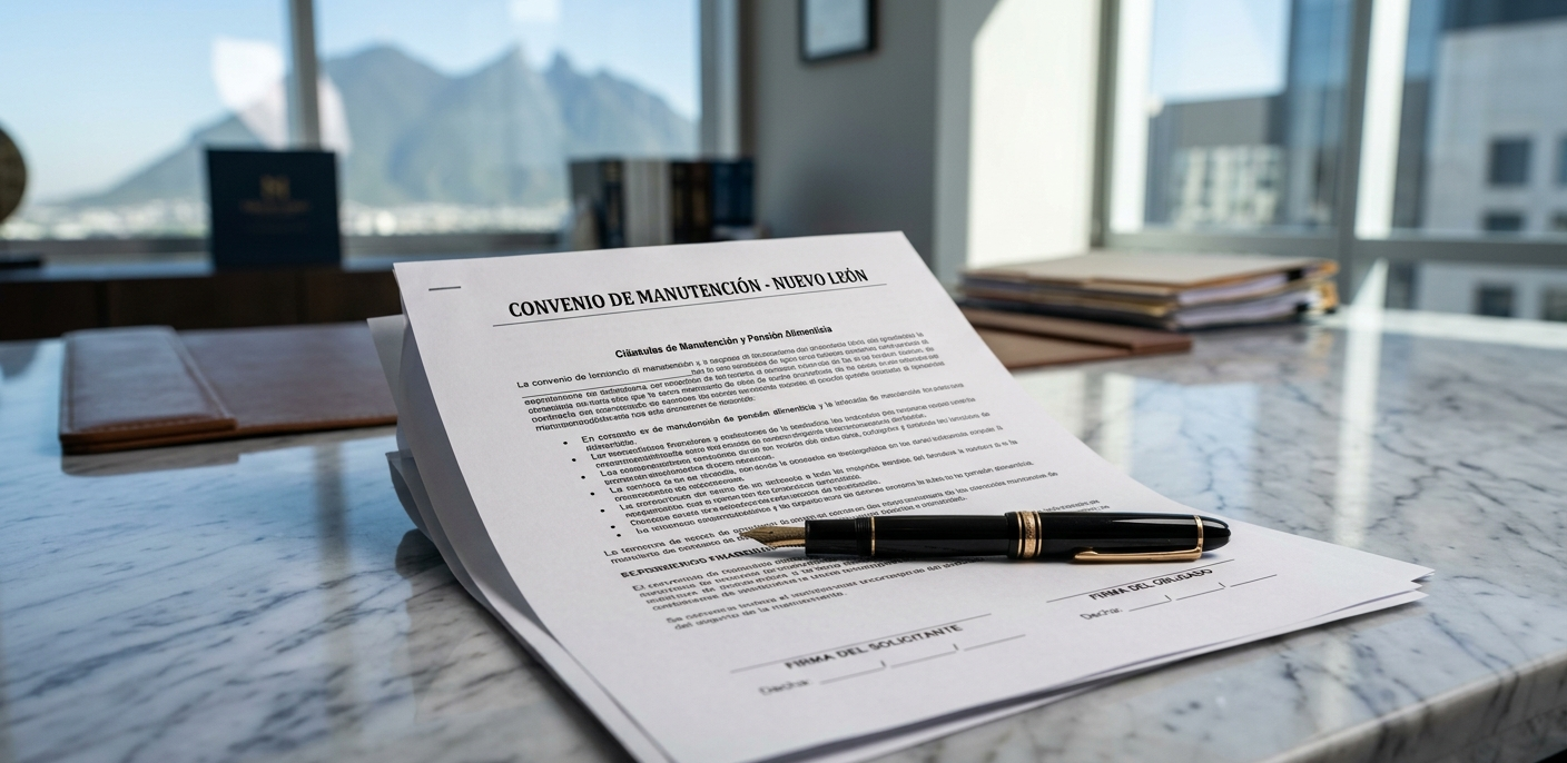 Manutención y Pensión Alimenticia en Nuevo León: Guía 2026